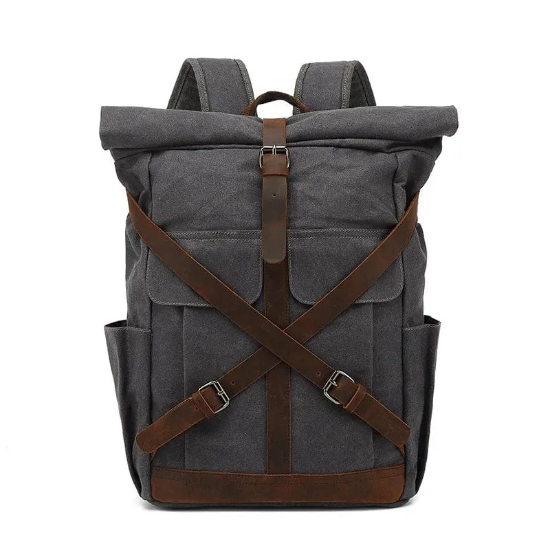 Sac à dos moto vintage imperméable