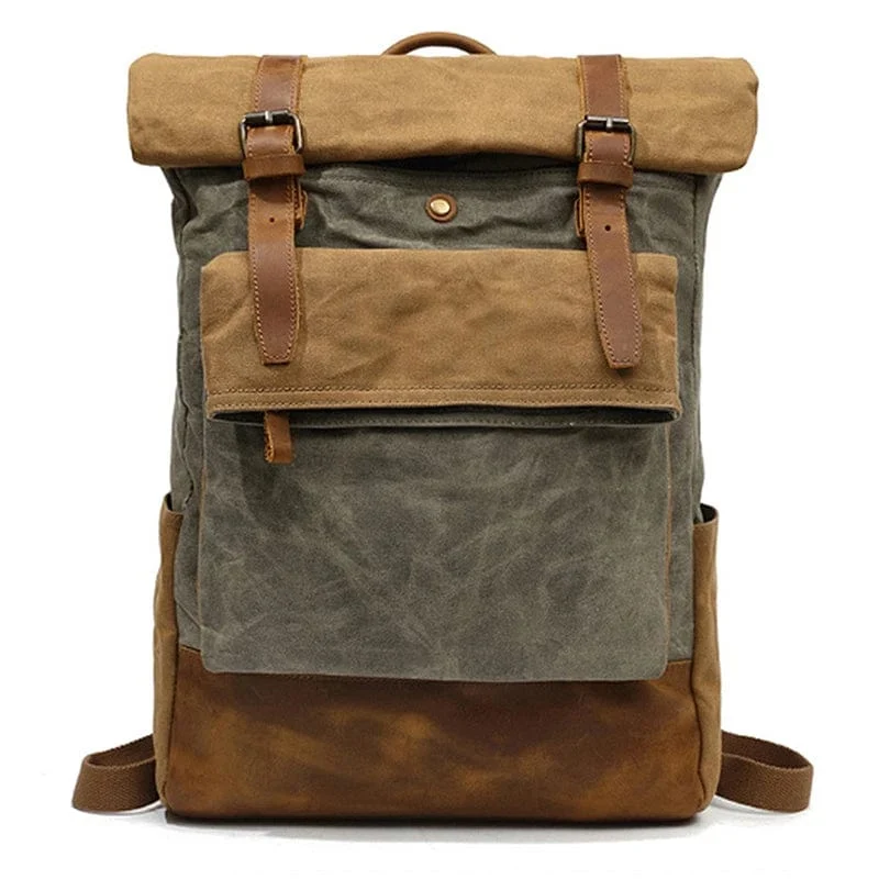 Sac à dos moto vintage homme