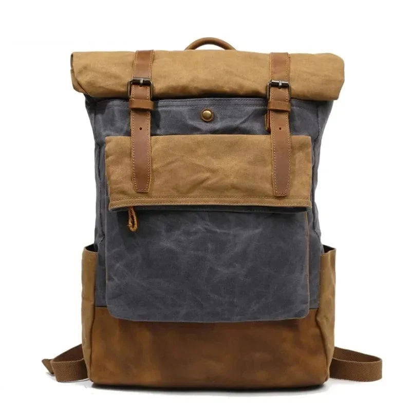 Sac à dos moto vintage homme