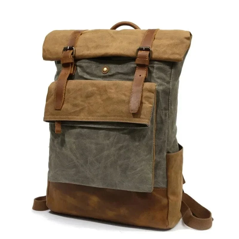 Sac à dos moto vintage homme
