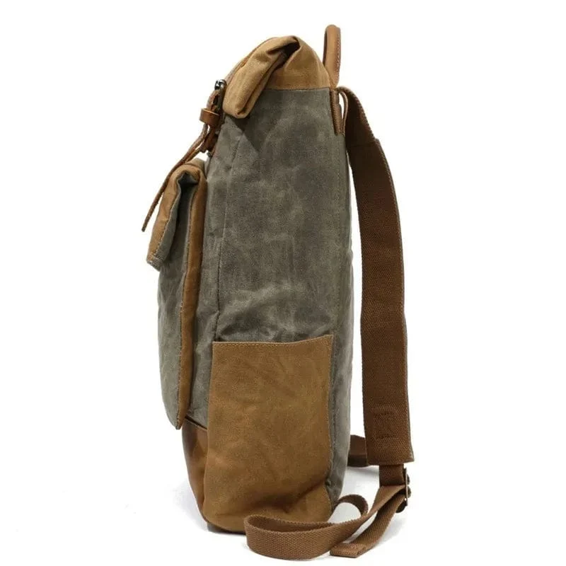 Sac à dos moto vintage homme
