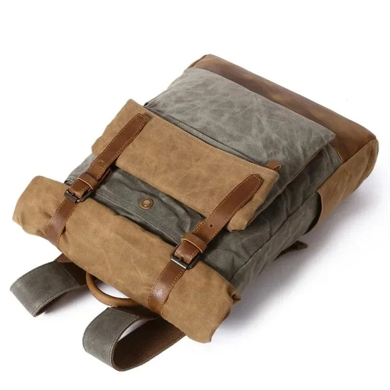 Sac à dos moto vintage homme