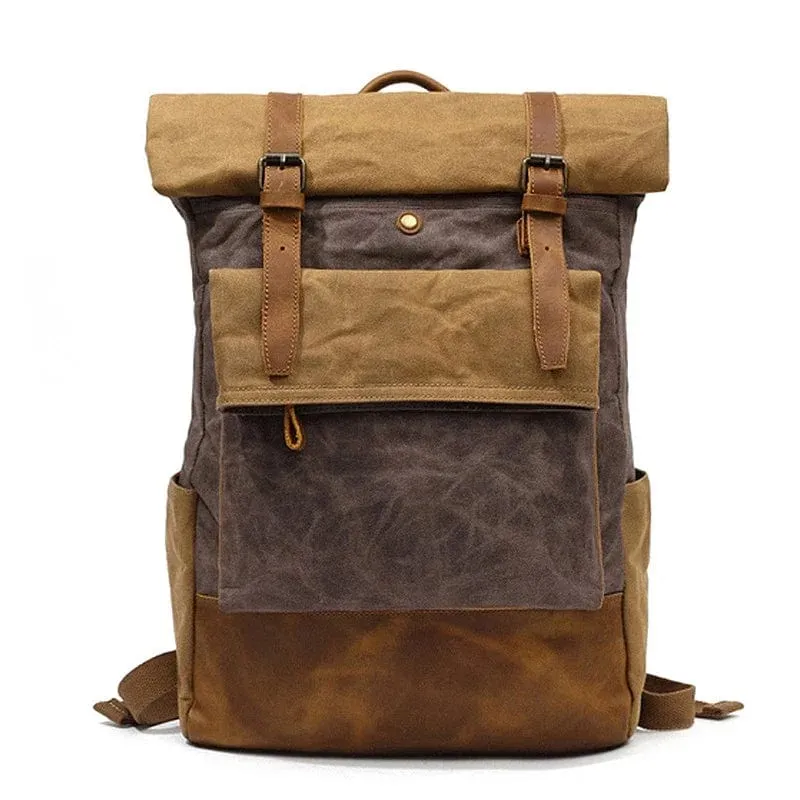 Sac à dos moto vintage homme