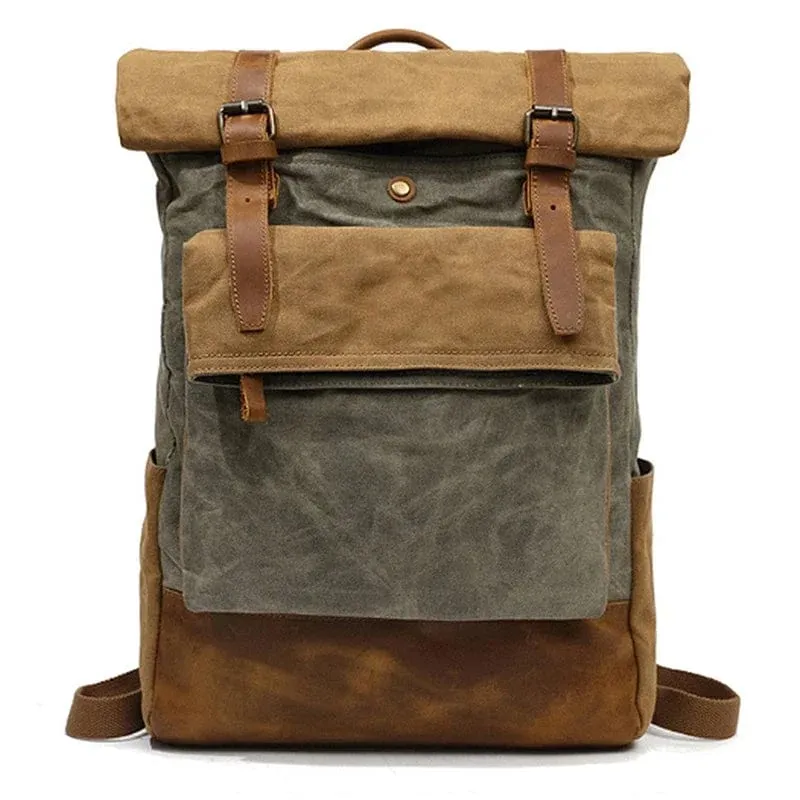 Sac à dos moto vintage homme