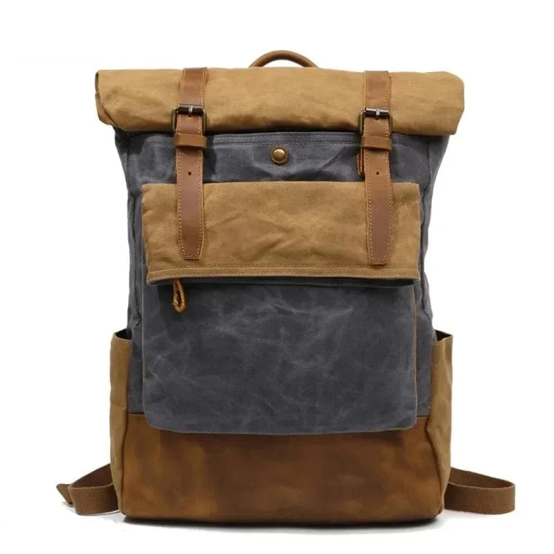 Sac à dos moto vintage homme
