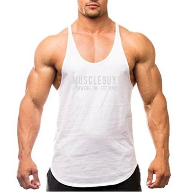 Muscle guys apparel bodybuilding tank tops fitness tank mens gyms clothes vest cotton sleeveless shirt regatas masculino