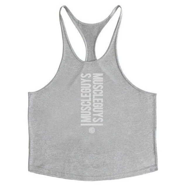 Muscle guys apparel bodybuilding tank tops fitness tank mens gyms clothes vest cotton sleeveless shirt regatas masculino