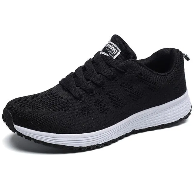 Tenis Feminino Fashion Lace-Up White Sport Shoes For Women Sneakers Light Round Cross Straps Flat Tennis Woman Shoes Outdoor Gym