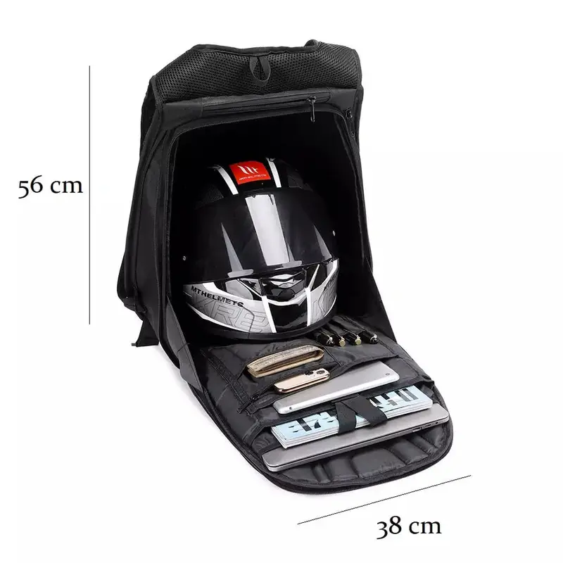 Sac à dos moto à coque