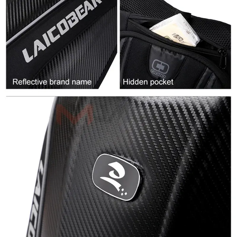Sac à dos moto à coque