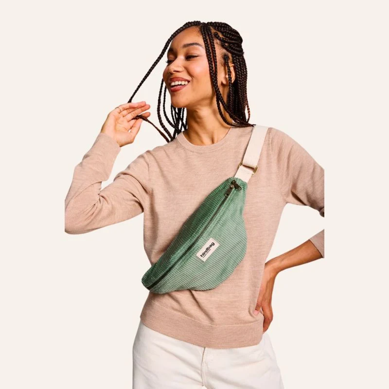Sac Banane Olivia Velours Côtelé coton bio - Hindbag