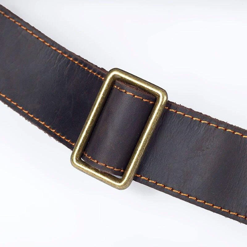 Sac à dos en cuir marron pour homme | MONFREID