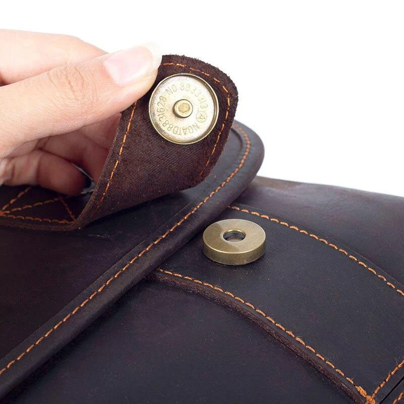 Sac à dos en cuir marron pour homme | MONFREID