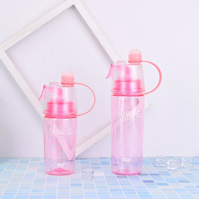 400/600Ml Spray Sports Water Bottle for Kids bpa free Tour Drinking Bottles for Outdoor Climbing Gym Cup rociar agua deportes