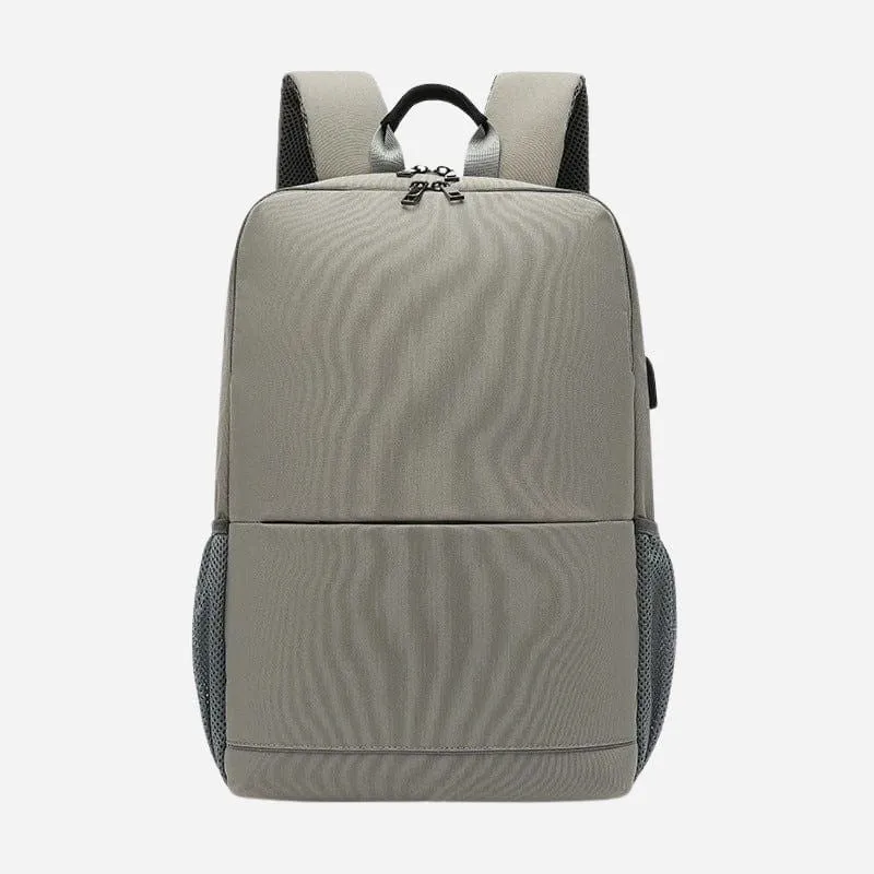 Sac à dos voyage femme tissu matelassé prise USB