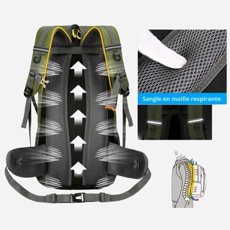 Sac à dos voyage femme 50L