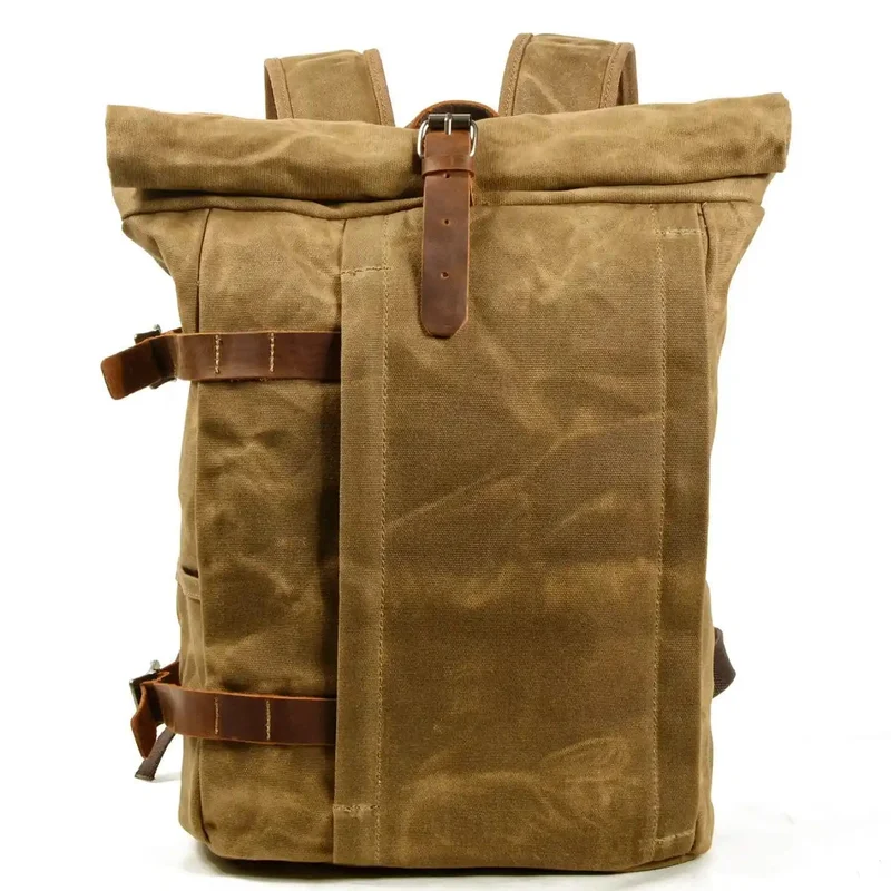 Sac à dos moto vintage