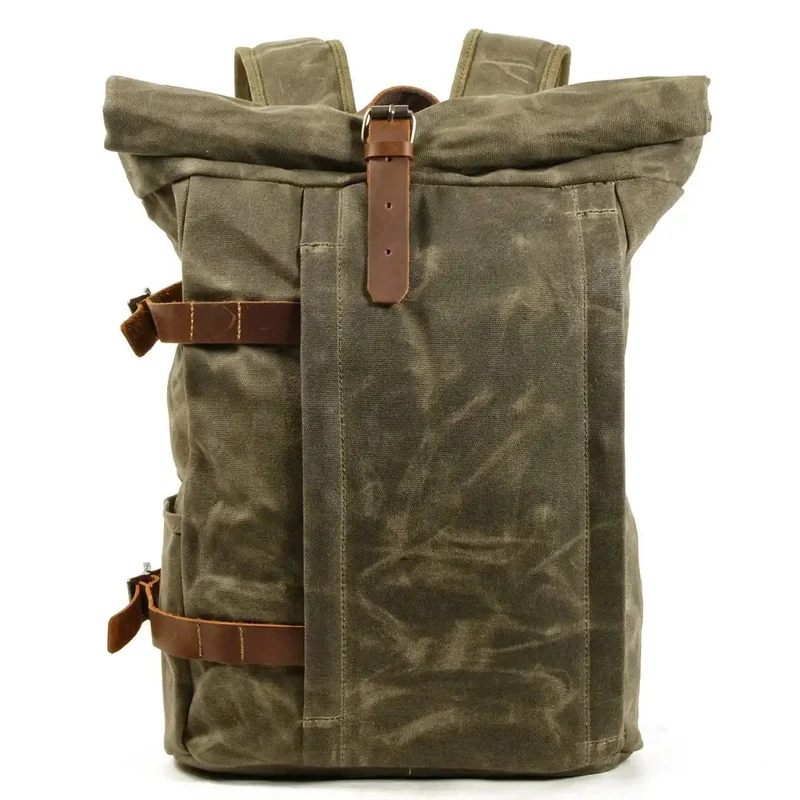 Sac à dos moto vintage