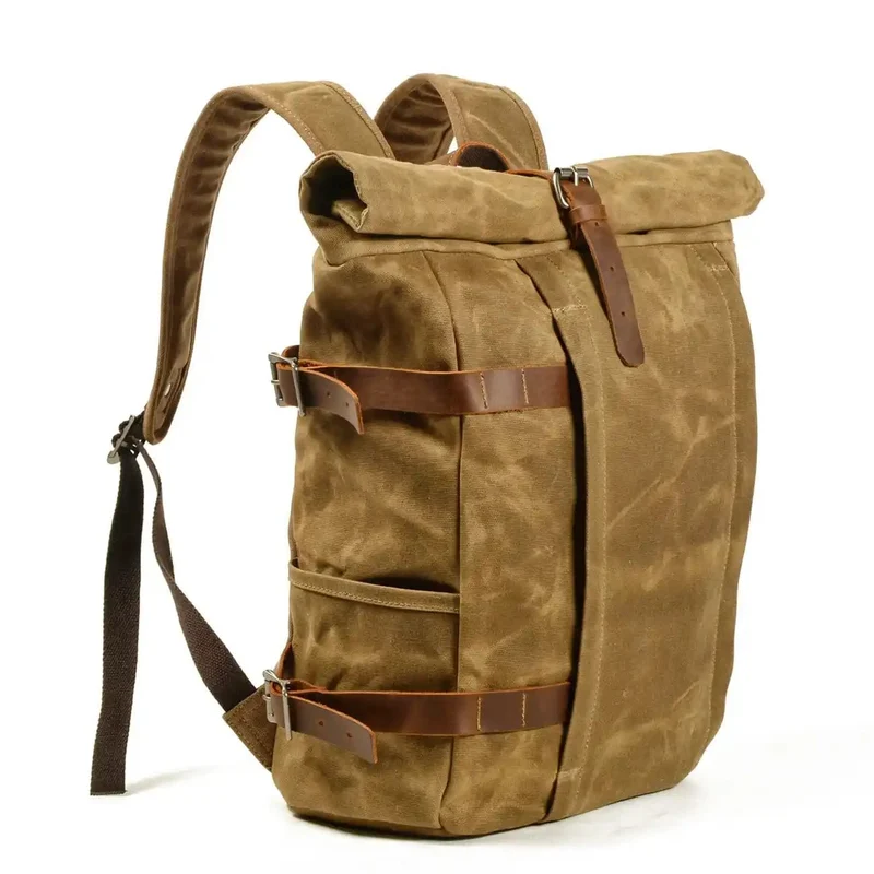 Sac à dos moto vintage