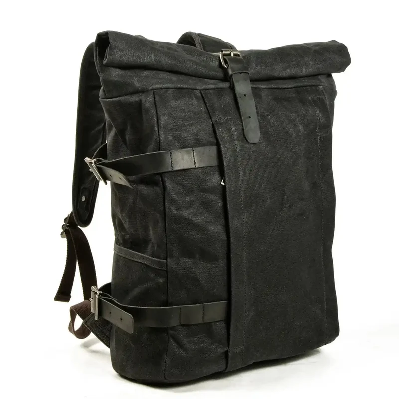 Sac à dos moto vintage