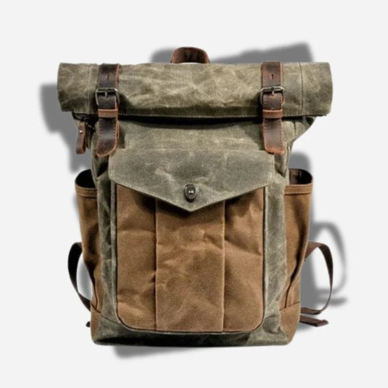 Sac à dos toile et cuir