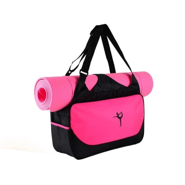 Yoga mat backpack Storage Yoga bag gym women bag canvas handbag sports bag Fitness Yoga mat bag---Not included Yoga Mats