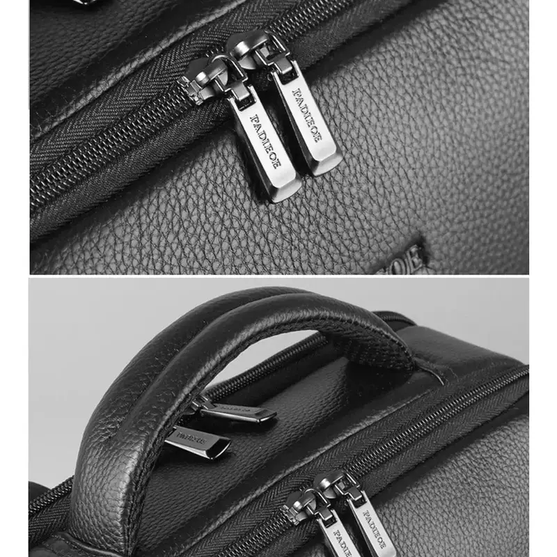 Sac à dos business grainé noir - Auguste