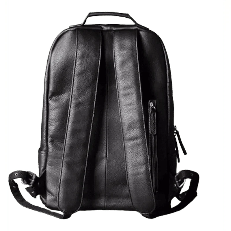 Sac à dos gros grain noir - Ernest