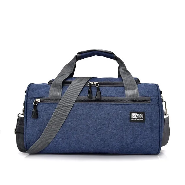 Sports Bags For Gym Women Men Gym Fitness Bag Waterproof Cylinder One Shoulder Outdoor Sport bag Swimming Travel Package Handbag