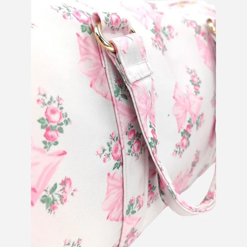 Sac fleuri bandoulière