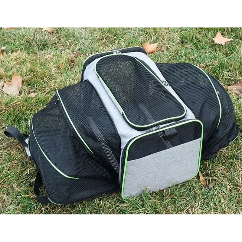 Sac à bandoulière extensible pour chat et chien