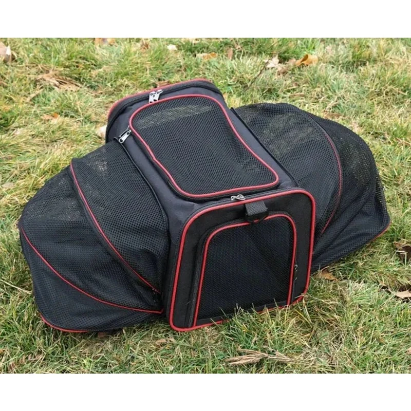 Sac à bandoulière extensible pour chat et chien