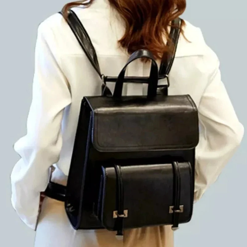 Petit cartable femme patiné - Apolline