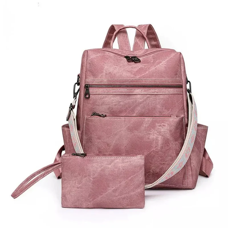 Grand sac à dos femme vintage patiné - Garance