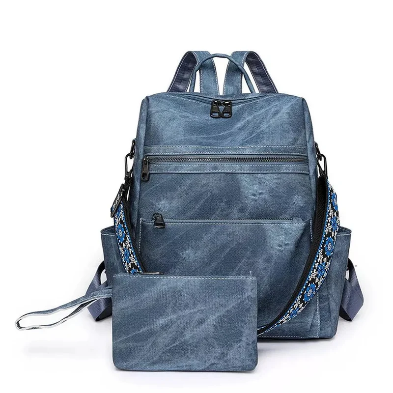 Grand sac à dos femme vintage patiné - Garance