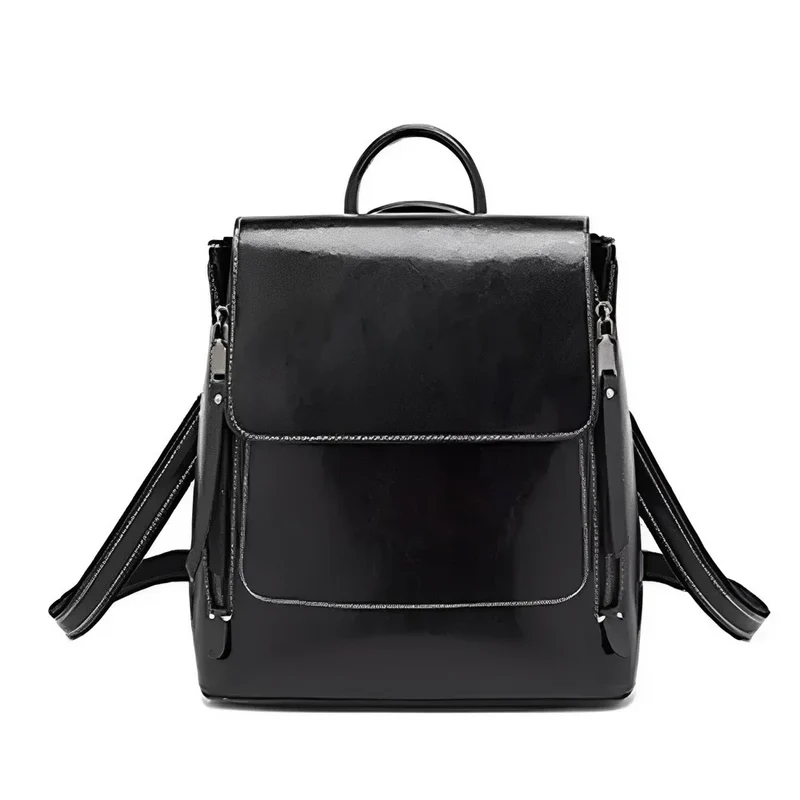 Sac à dos cartable femme surpiqué - Angèle
