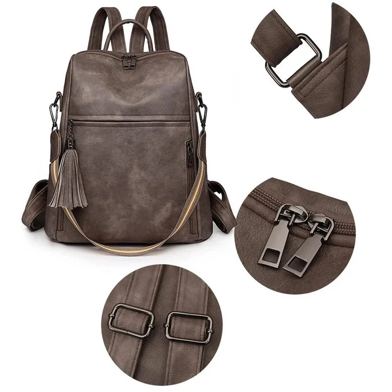 Sac à dos femme velouté mat - Capucine