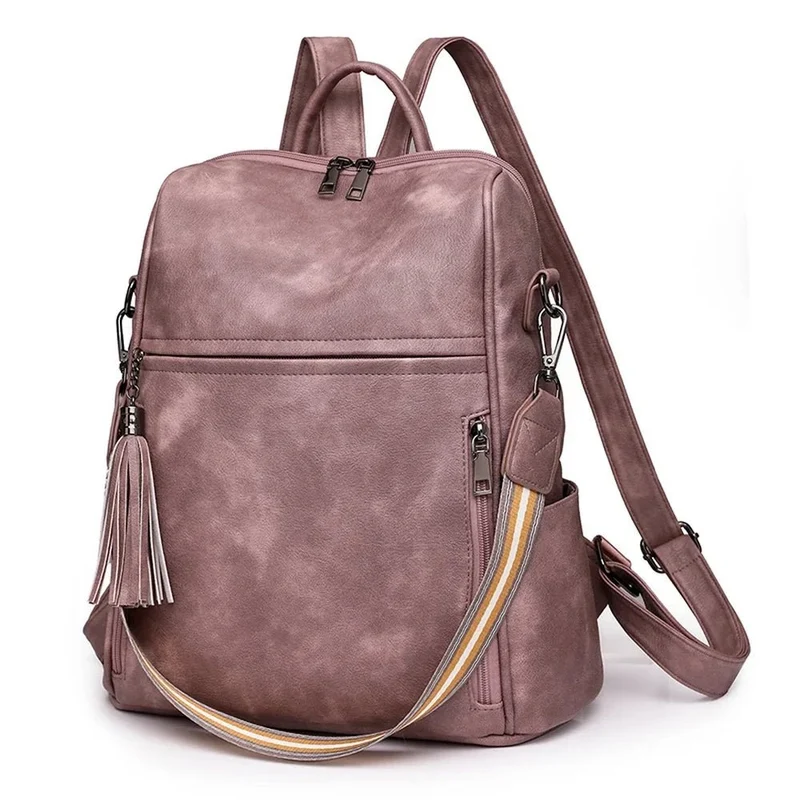 Sac à dos femme velouté mat - Capucine