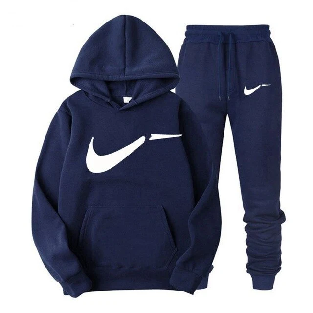 Winter Autumn Men's Hoodie, Jacket + Running Jogging Pants, Men's Printed Swimwear Sports Long Sleeve Top, Branded Color Apparel