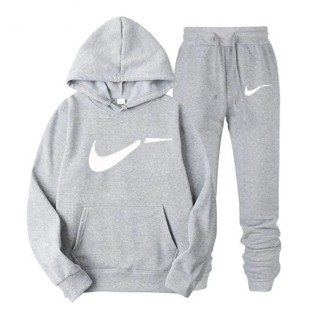 Winter Autumn Men's Hoodie, Jacket + Running Jogging Pants, Men's Printed Swimwear Sports Long Sleeve Top, Branded Color Apparel