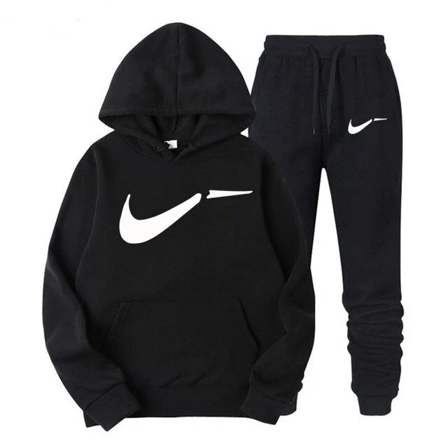 Winter Autumn Men's Hoodie, Jacket + Running Jogging Pants, Men's Printed Swimwear Sports Long Sleeve Top, Branded Color Apparel