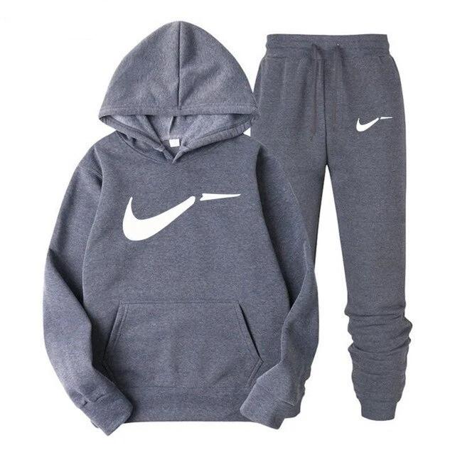 Winter Autumn Men's Hoodie, Jacket + Running Jogging Pants, Men's Printed Swimwear Sports Long Sleeve Top, Branded Color Apparel