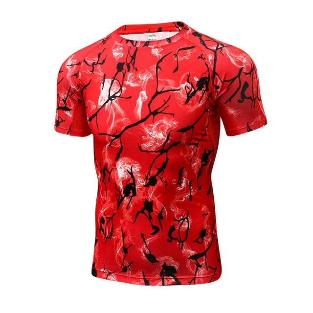 Aipbunny 2017 print Sport Top Fitness men Gym shirt Yoga t shirts Athletic Tops Sports Apparel Sportswear man Workout t-shirt
