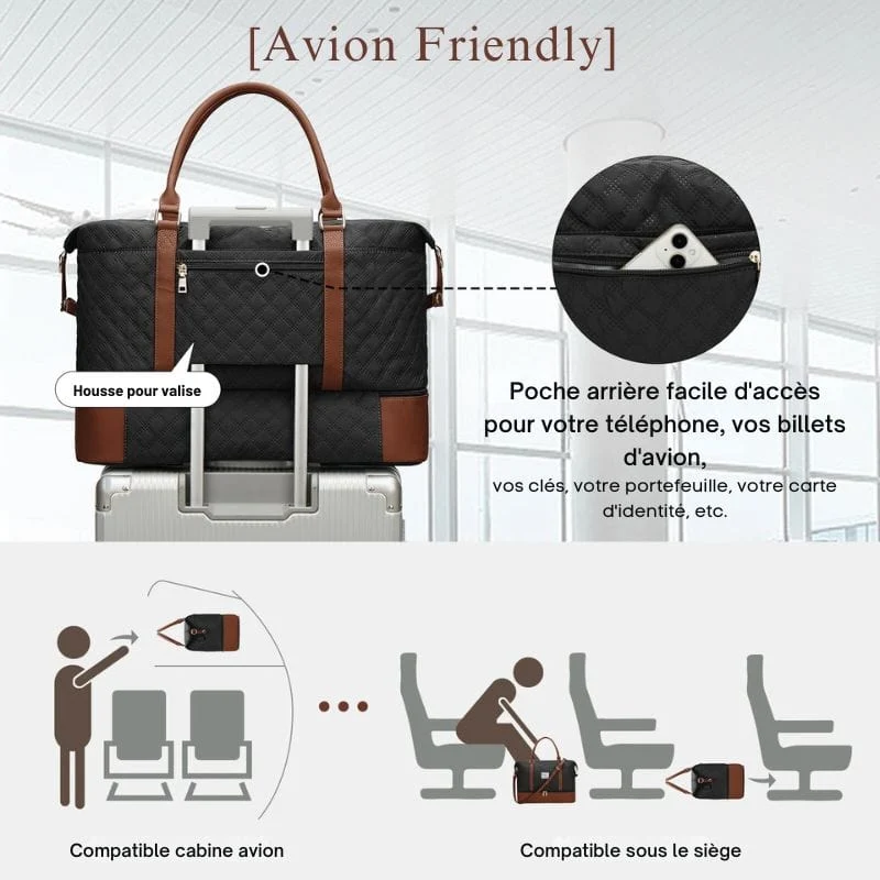 Sac de voyage femme pratique