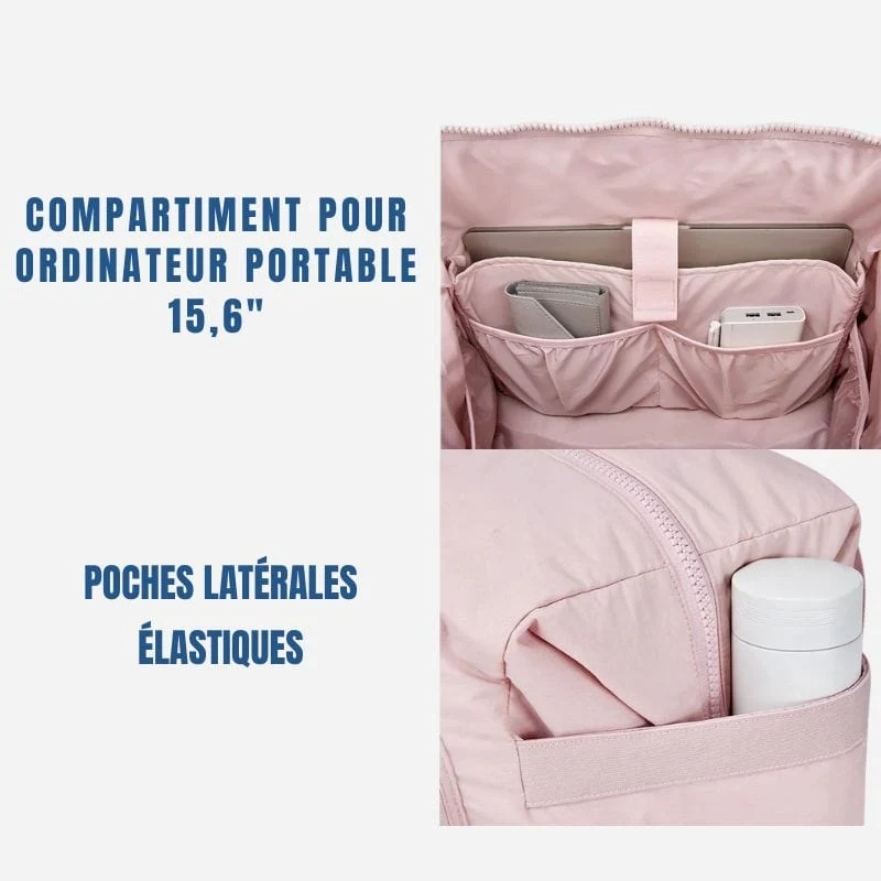Sac de voyage femme rose