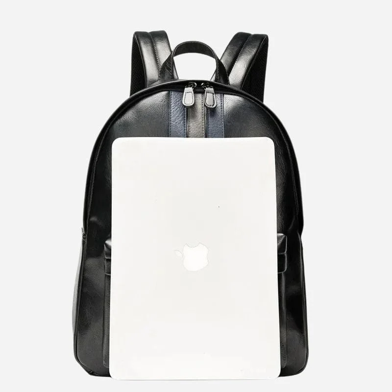 Sac à dos voyage femme noir cuir