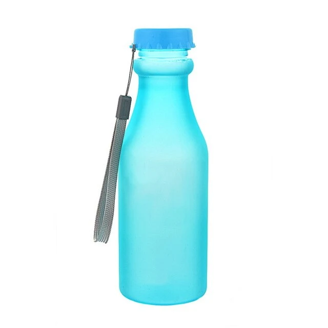 550ml Sports Plastic Bottles For Water Unbreakable Water Bottle For Children Leak-Proof Protable For Yoga Gym Fitness Shaker