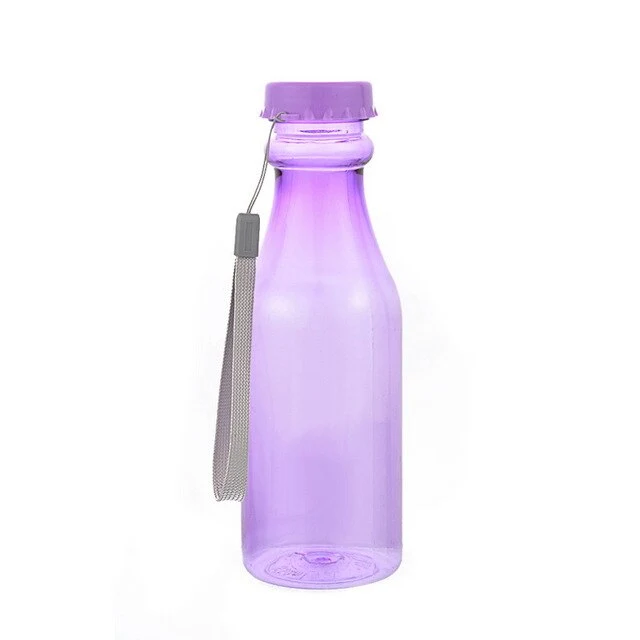 550ml Sports Plastic Bottles For Water Unbreakable Water Bottle For Children Leak-Proof Protable For Yoga Gym Fitness Shaker