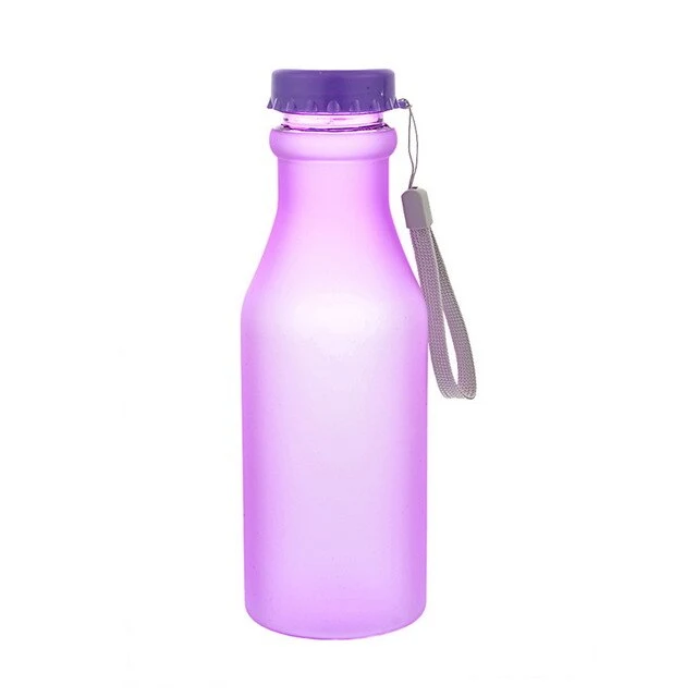 550ml Sports Plastic Bottles For Water Unbreakable Water Bottle For Children Leak-Proof Protable For Yoga Gym Fitness Shaker