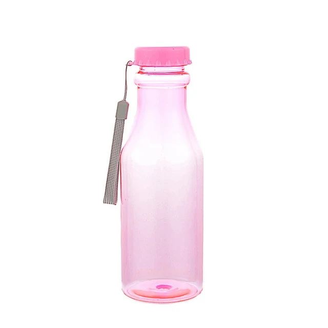 550ml Sports Plastic Bottles For Water Unbreakable Water Bottle For Children Leak-Proof Protable For Yoga Gym Fitness Shaker